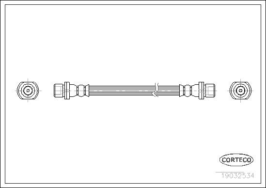 FLEXIBLE DE FREIN TOYOTA  0705