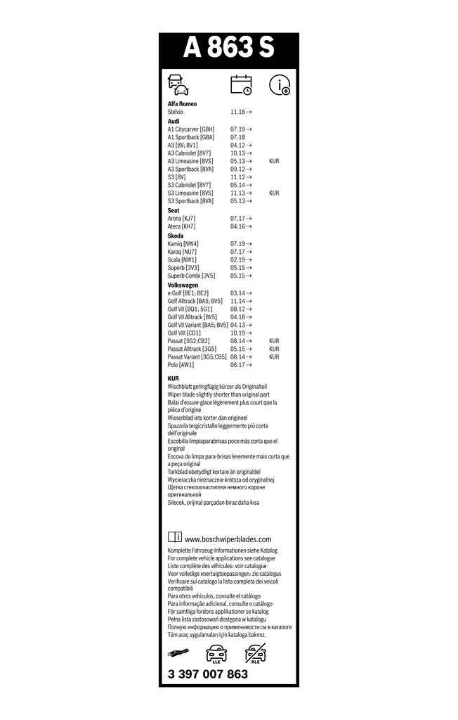 Wischblatt Wischblatt