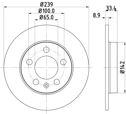 Brake Disc 8DD 355 107-461