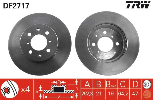 Brake Disc DF2717