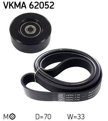 SKF VKMA 62052 V-Ribbed Belt Set