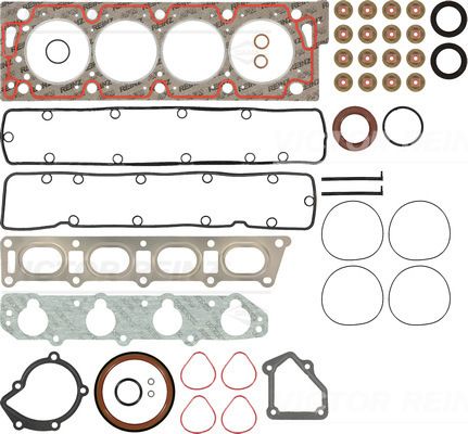 Juego completo de empaques, motor