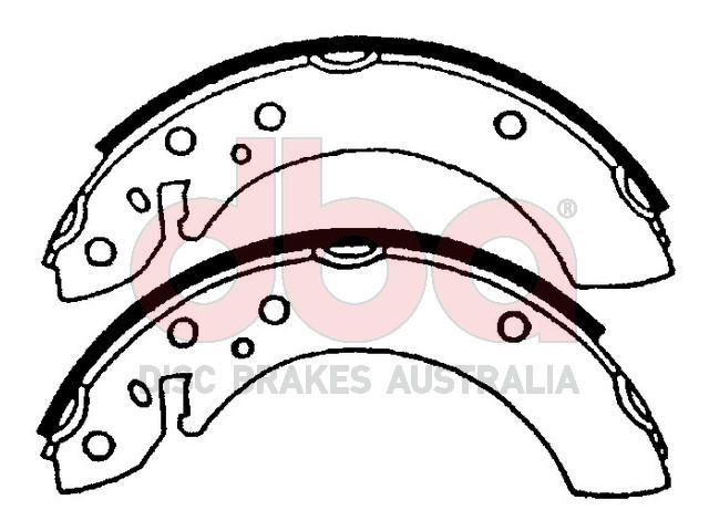 Street Series Brake Shoes [Mitsubishi Sigma/ Nissan Bluebird 228.6mm] - TecDoc Only