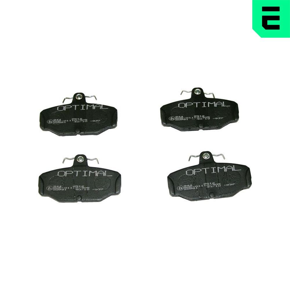 Bremsbelagsatz, Scheibenbremse