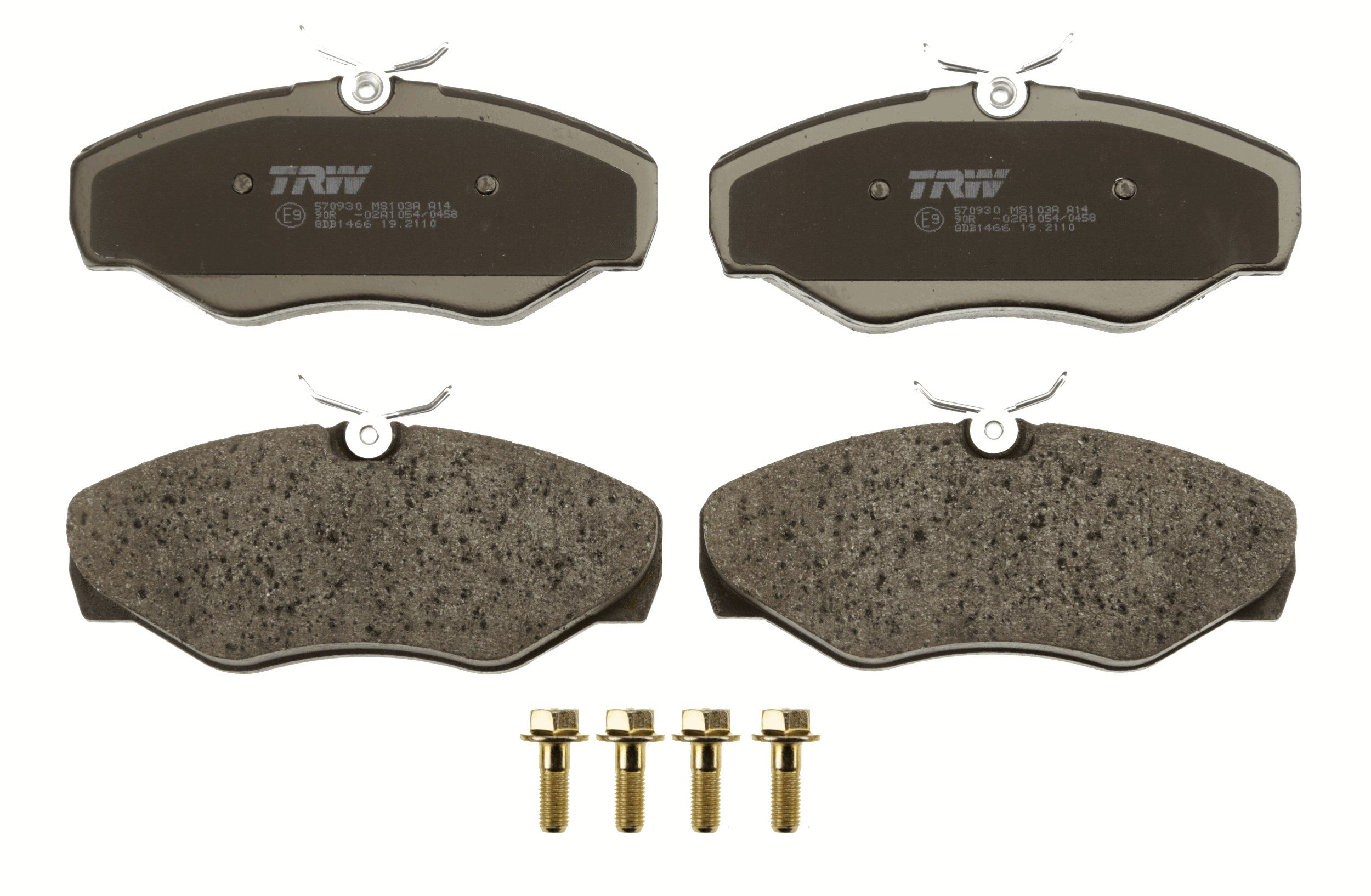TRW DISC BRAKE PADS - TecDoc 2