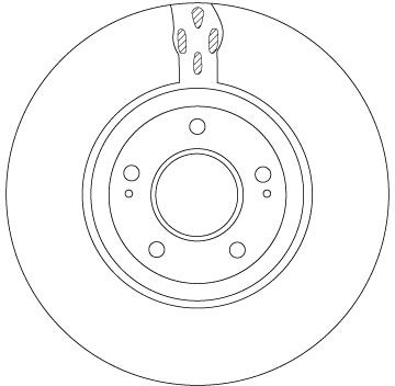 TRW BRAKE DISC - TecDoc 2