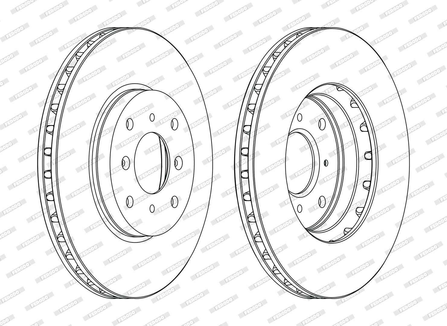 FERODO DDF1119C - Bremsscheibe PREMIER