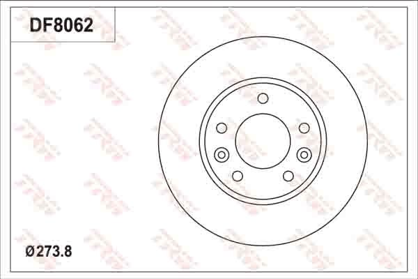 TRW BRAKE DISC - TecDoc Only
