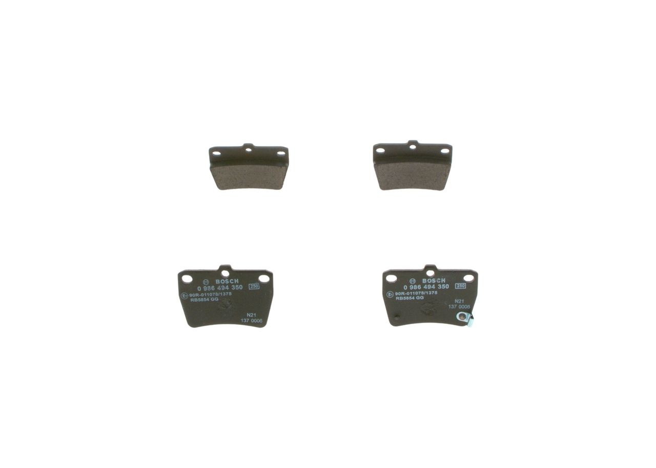 BOSCH 0 986 494 350 Brake Pad Set, disc brake