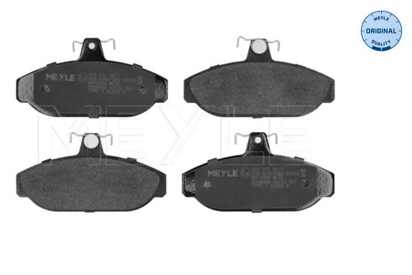 Brake Pad Set, disc brake 025 212 6617