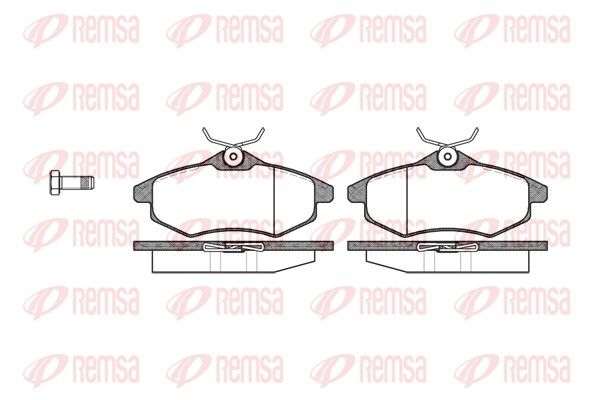 Brake Pad Set, disc brake 0881.00