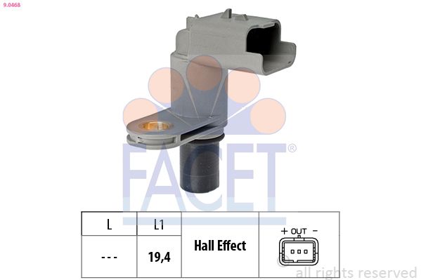 FACET 9.0468 - Sensor, Motordrehzahl