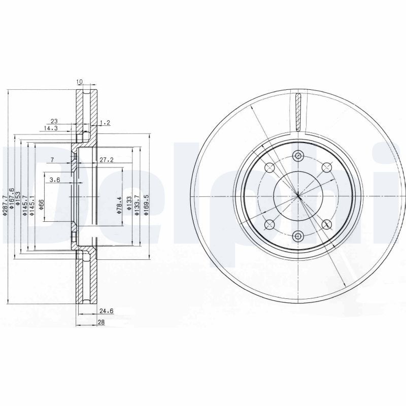 Brake Disc BG3675