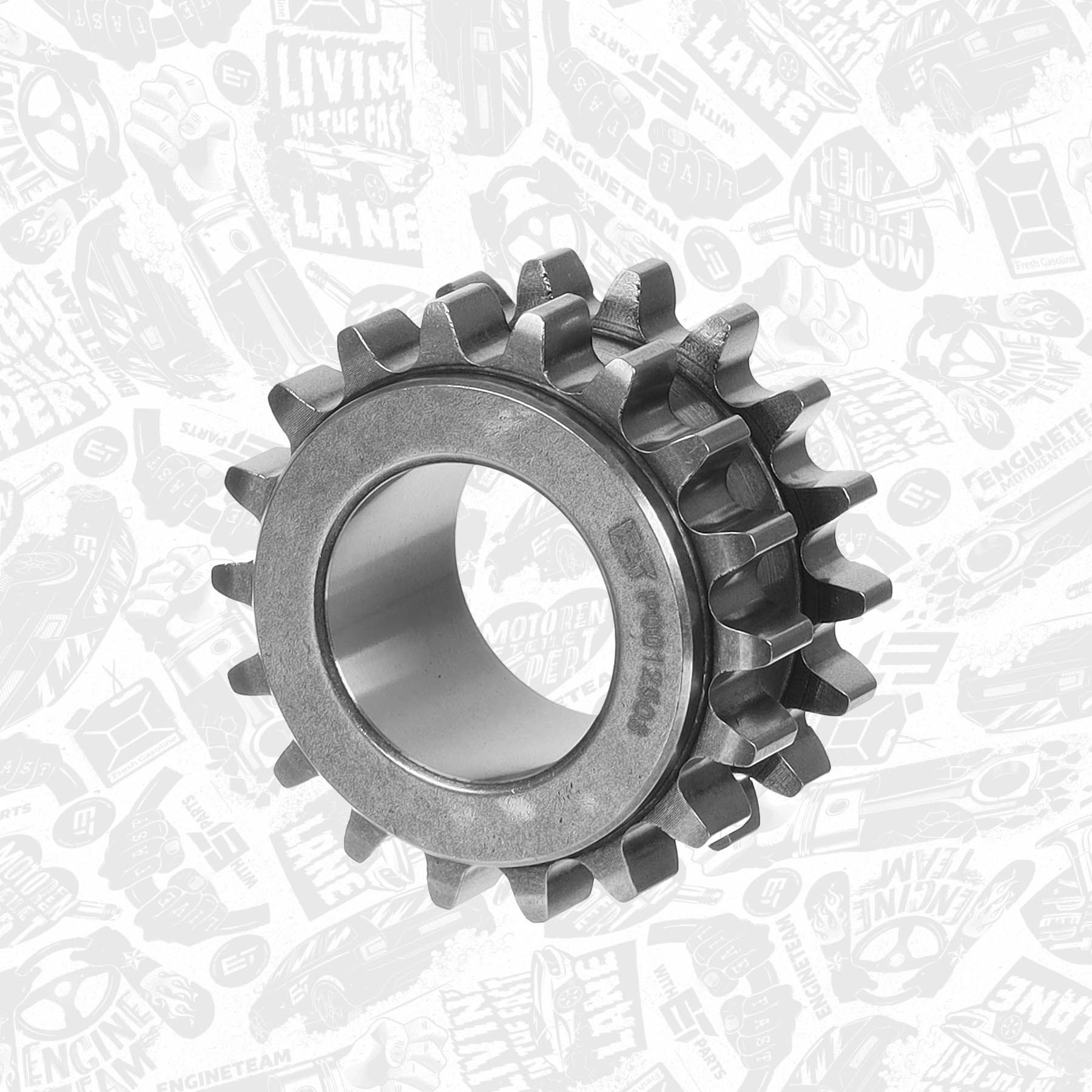 Zahnrad, Kurbelwelle