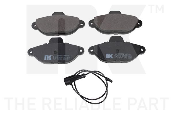 Bremsbelagsatz, Scheibenbremse