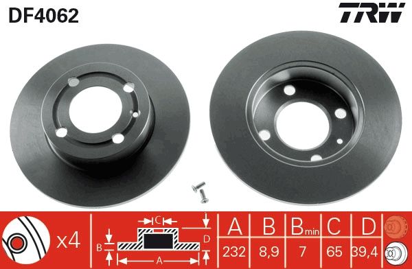 Brake Disc DF4062