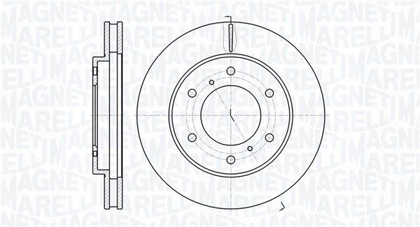361302040586 MAGNETI MARELLI féktárcsa