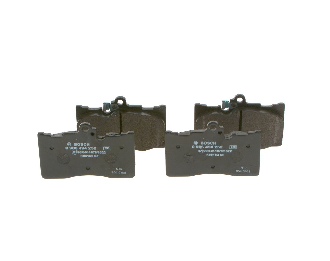 Brake Pad Set, disc brake 0 986 494 252