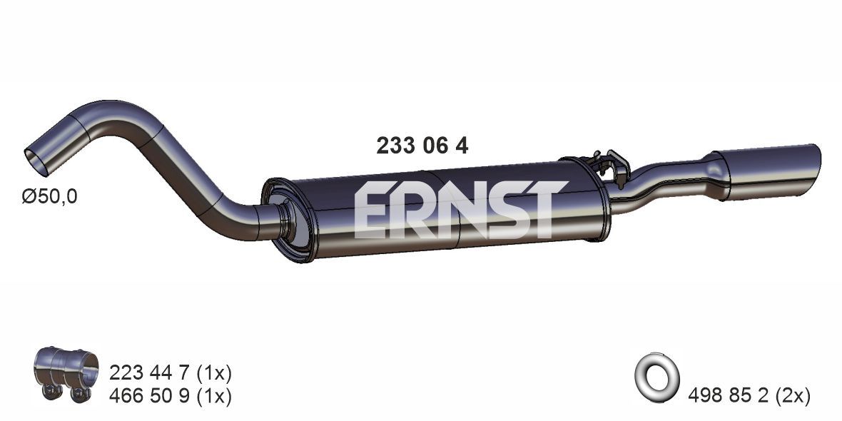 ERNST 233064 - Endschalld&auml;mpfer