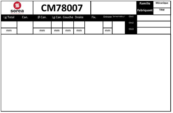 CREMAILMECA - SEAT PANDA 30S-34-4