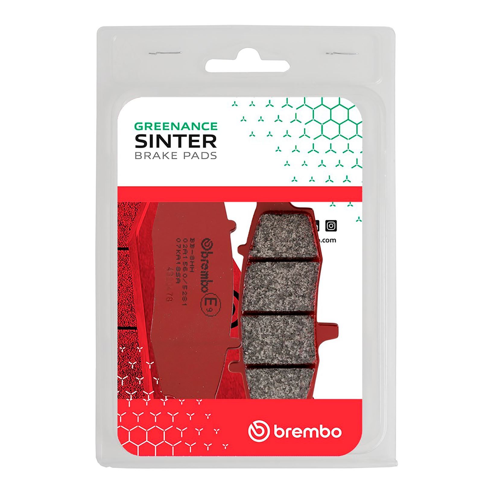 BREMBO 07KA18SA - Bremsbelagsatz, Scheibenbremse PRIME - Sinter - SA