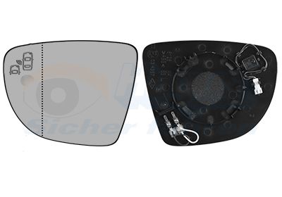 VAN WEZEL 4420835 - Spiegelglas, Au&szlig;enspiegel * HAGUS *