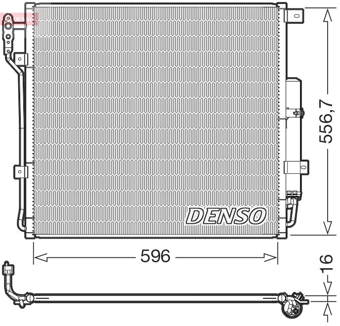 Condenser, air conditioning DCN14004