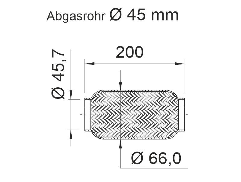 Flexrohr, Abgasanlage Flexrohr, Abgasanlage