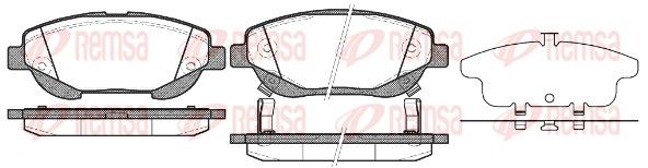 Premium Front Brake Pad Set Premium Front Brake Pad Set