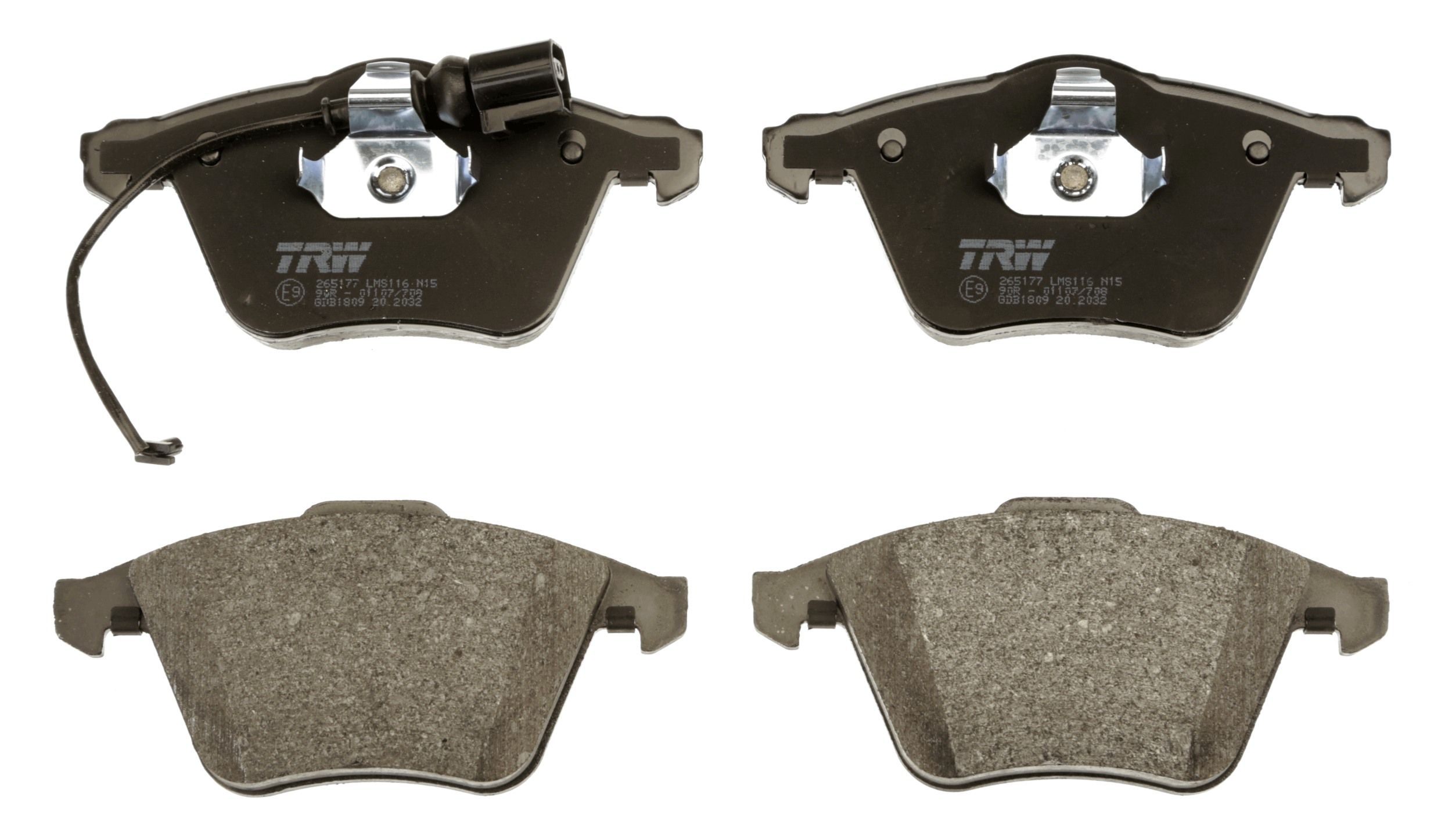 TRW DISC BRAKE PADS - TecDoc 2
