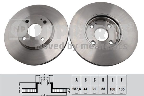 N3303103 NIPPARTS féktárcsa