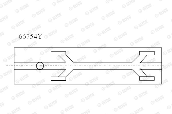 66754Y GLYCO csapágy