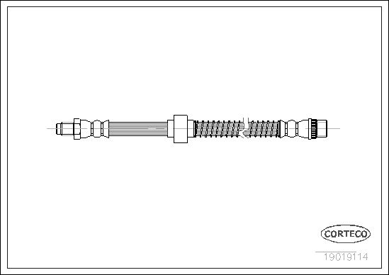 FLEXIBLE DE FREIN CITROEN ZX  0705