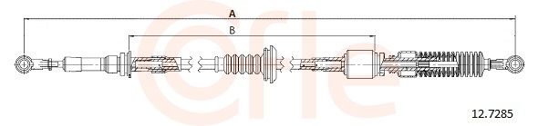COFLE 12.7285 - Seilzug, Schaltgetriebe