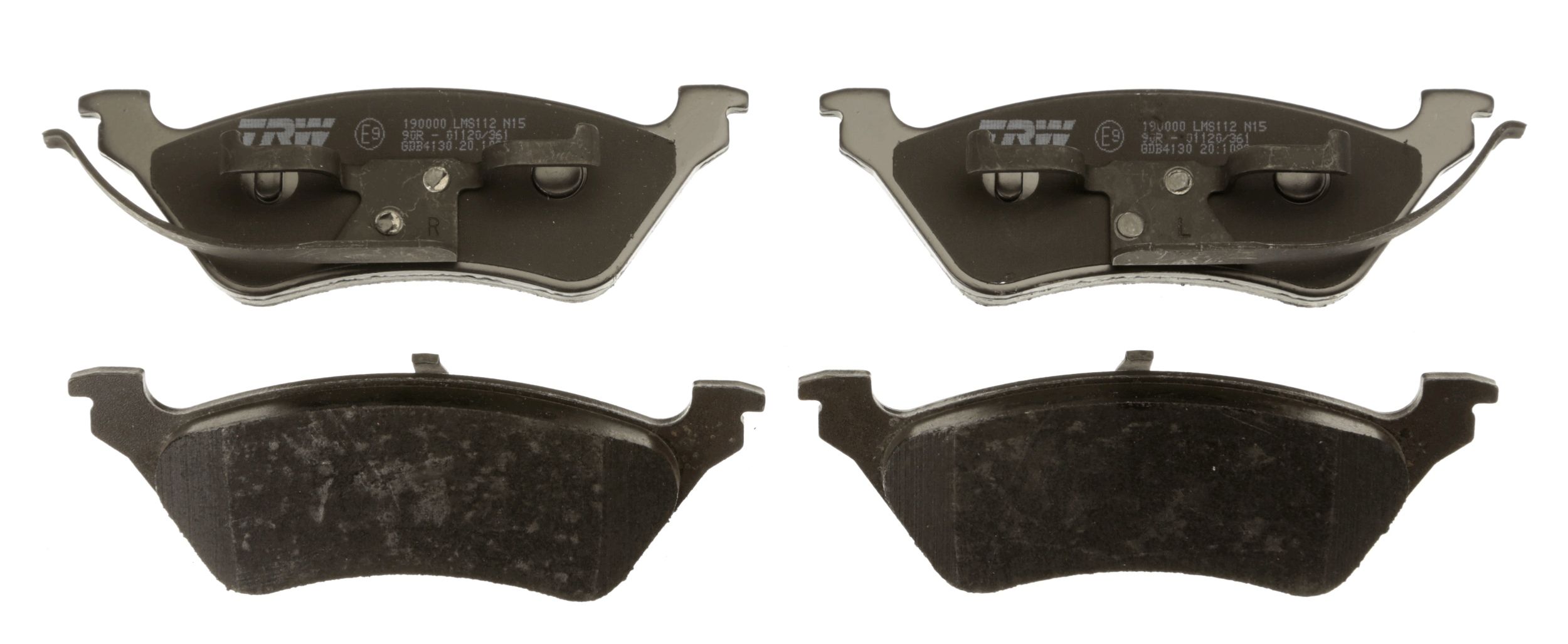TRW DISC BRAKE PADS - TecDoc 2