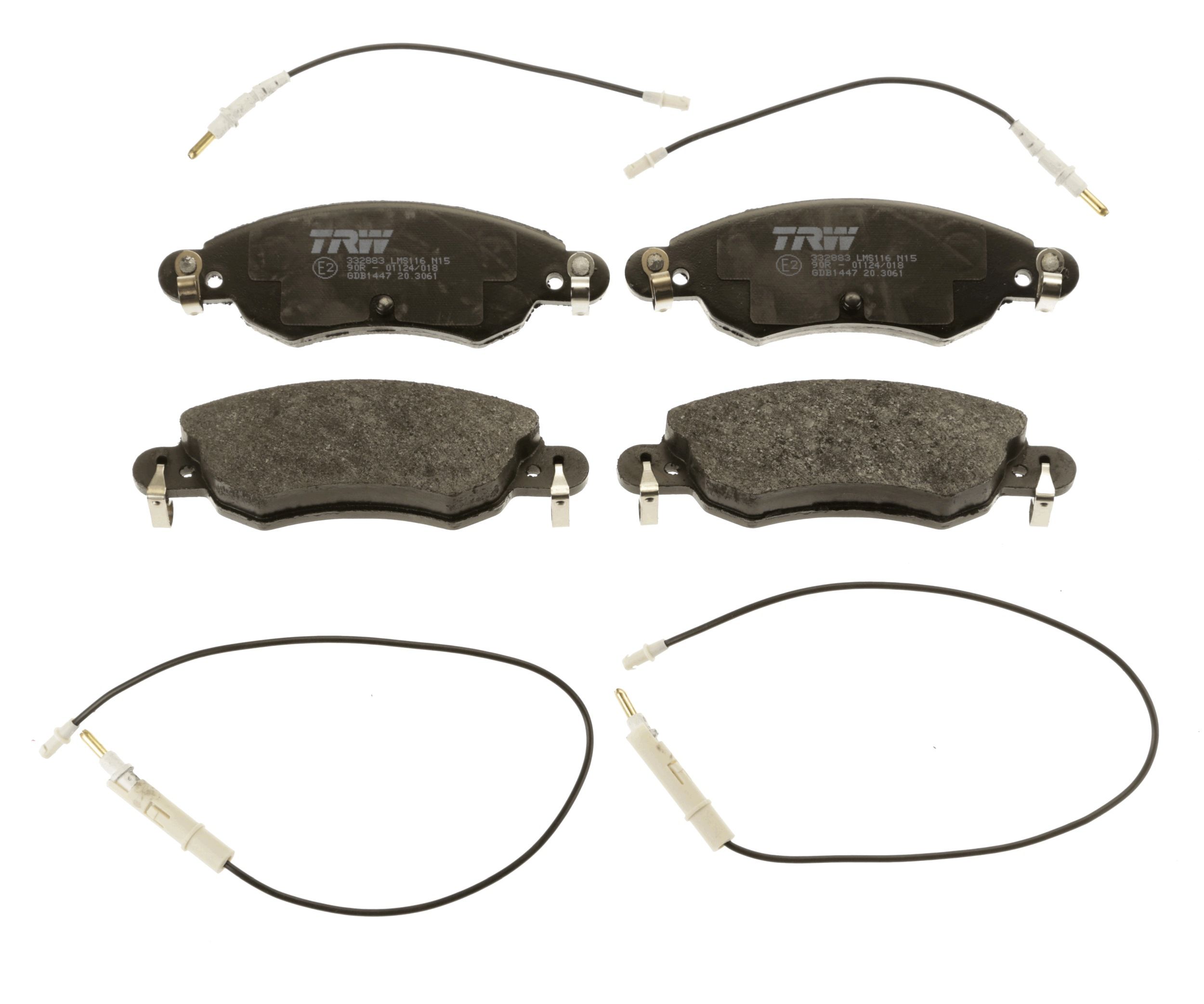TRW DISC BRAKE PADS - TecDoc 2