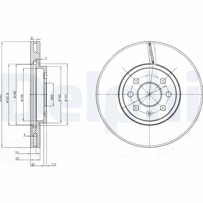 Brake Disc BG3989