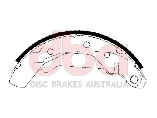 Street Series Brake Shoes [Daewoo Matiz 1999-04 180mm] - TecDoc Only