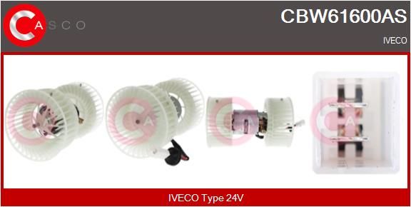 CBW61600AS CASCO Brand New HQ Utastér-ventilátor