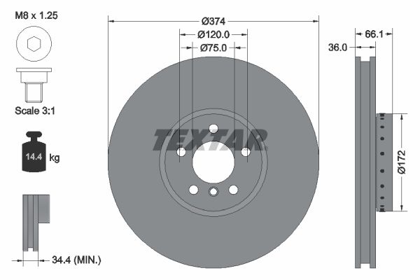 Brake Disc 92266325