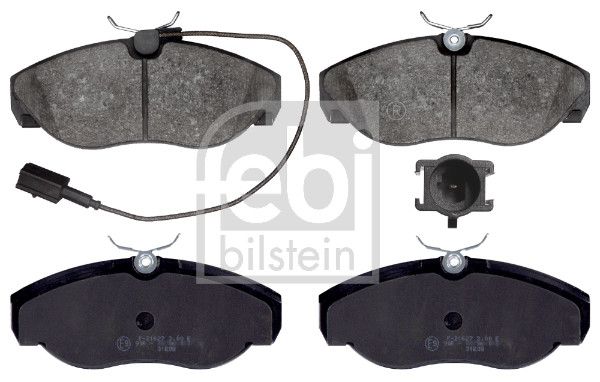 Bremsbelagsatz, Scheibenbremse