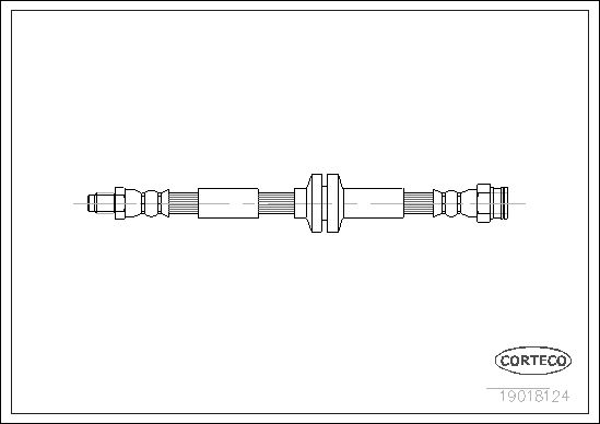 FLEXIBLE DE FREIN LANCIA DELTA-P  0705