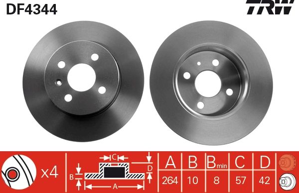 PAIRE DE DISQUES  9900