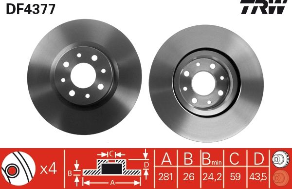 PAIRE DE DISQUES  9900