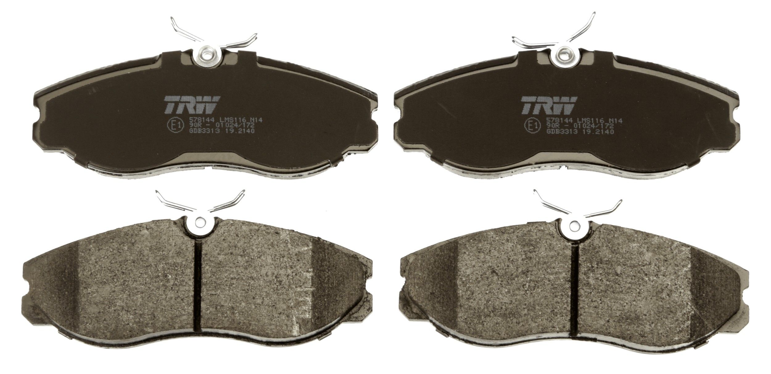 TRW DISC BRAKE PADS - TecDoc 2