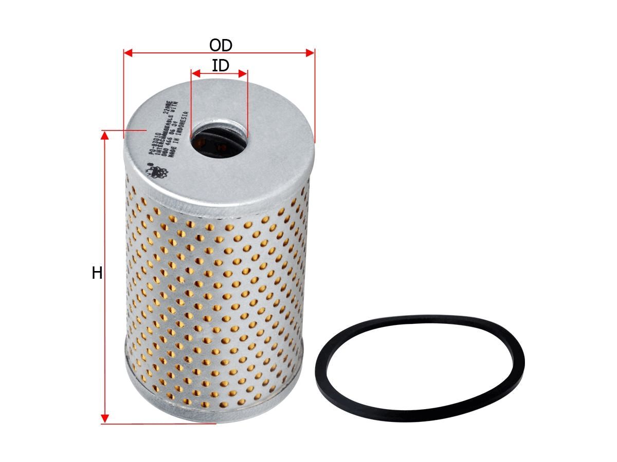 OIL FILTER FITS R2008P - TecDoc Only