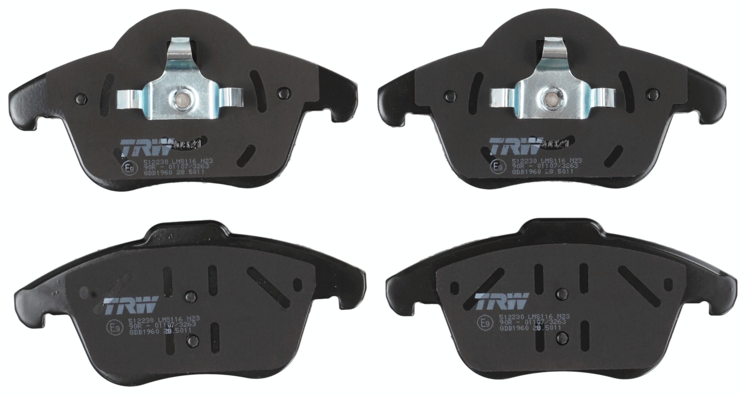 TRW DISC BRAKE PADS - TecDoc 2