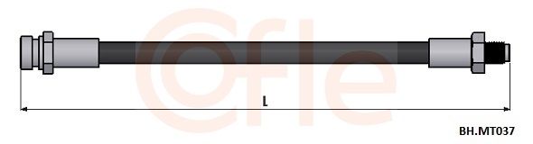 92.BH.MT037 COFLE fékcső