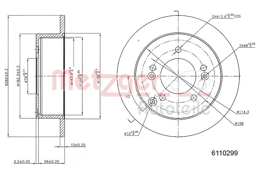 Brake Disc 6110299