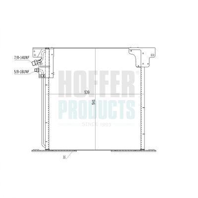 991245 HOFFER kondenzátor, klíma